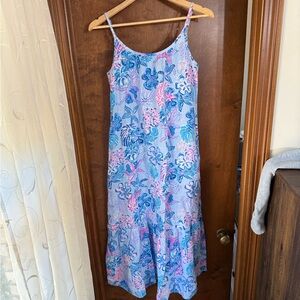 NWOTs Lilly Pulitzer multi Bahamas beachcomber dress in 100% linen
